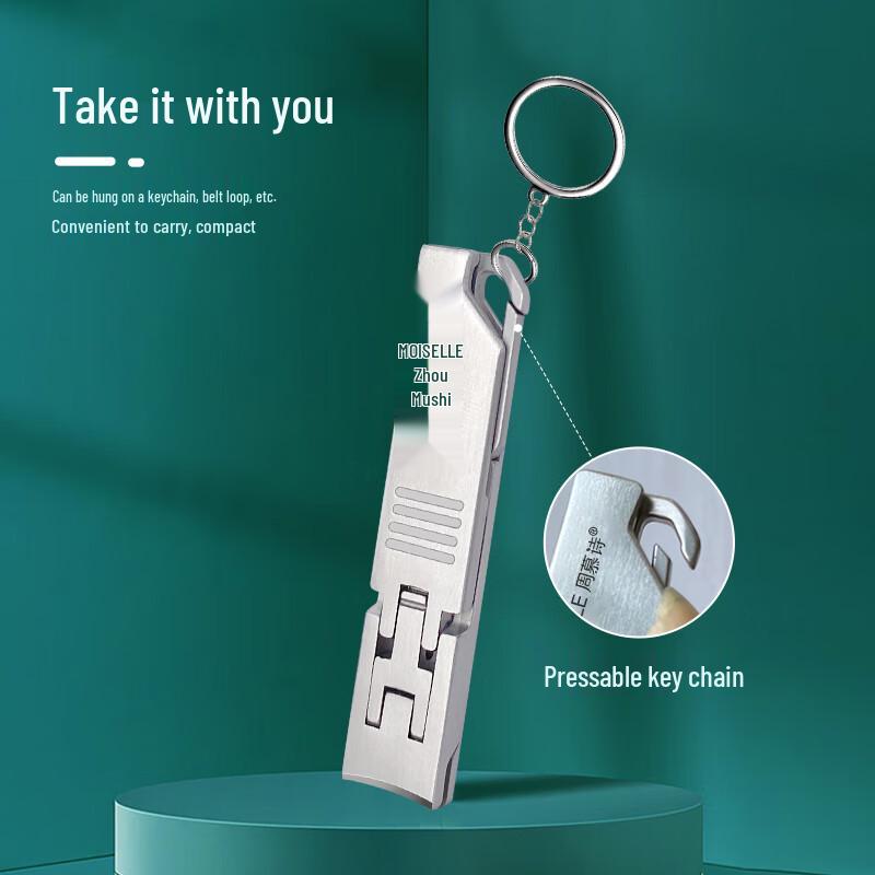 Zhou Mushi Anti-Splash Foldable Nail Clipper