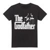 Godfather Logo 100% Cotton T-shirt Mens Tees Top S-2XL, Black