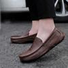 Niedrig geschnittene Schlupfschuhe Britischer Stil Herren Lederschuhe Hohe Qualität Mode Preis Reduziert Im Angebot Erwachsene Rindsleder Männlicher Freizeitschuh