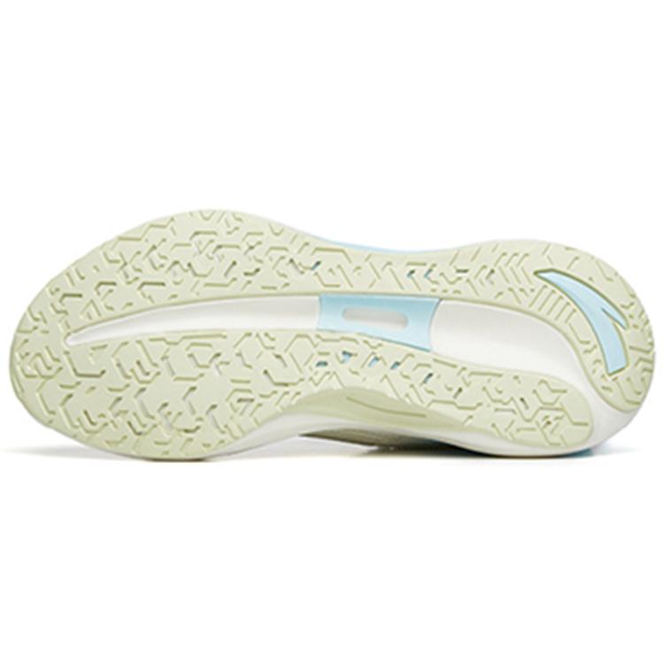 New Anta 2.5 Cushioned Wear Resistant Breathable Lightweight Low Top Running Shoes Women's White Green Blue 122235582-4
