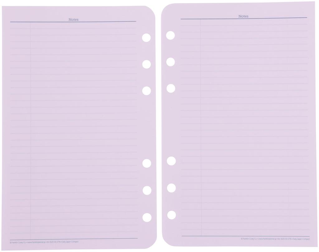 Franklin Planner Original Daily Refill, 12-Month Edition, Starting January 2025, Compact, 86364