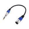 XLR Jack Male XLR Cable 0.3m 6.35mm Female Cable Portable XLR 3Pin Male Cord  For  Speakers