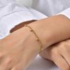 Stainless Steel Grinding Chain Round Bead Y-Shaped Fringed Necklace Bracelet Nc-2101