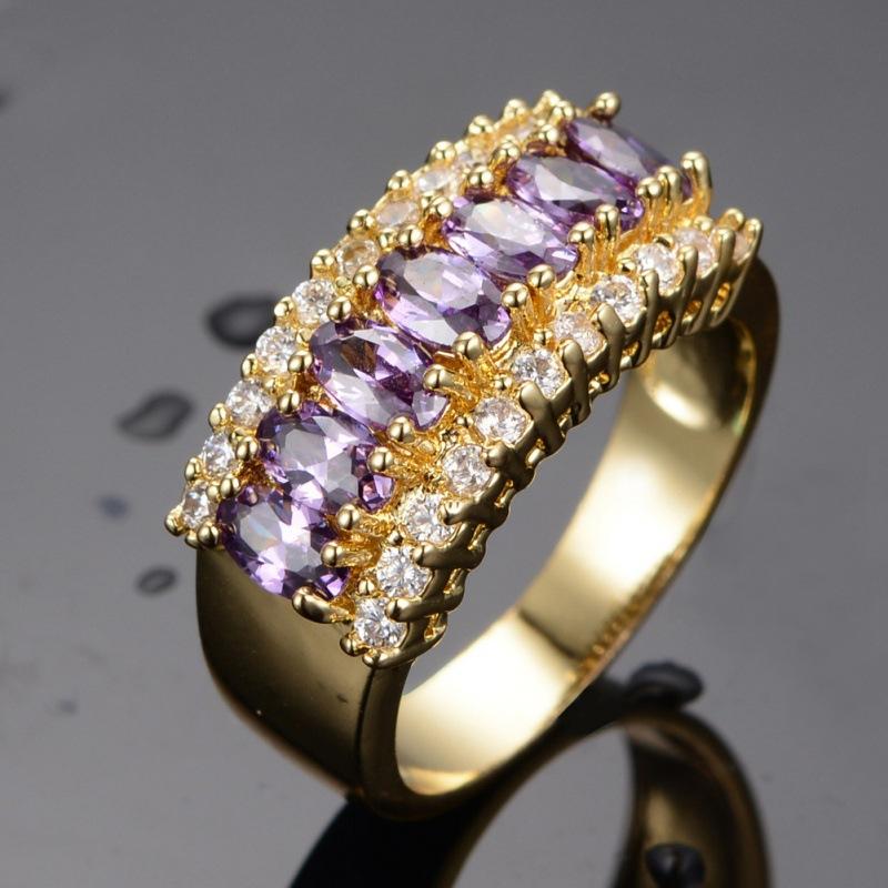 Ring retro women's multi-color optional ring jewelry creative accessories women's models