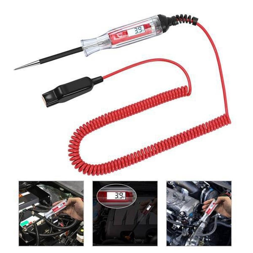 For Car Batteries For Automotive Electrical Systems LCD Backlight Meter 5-48V Tester For Car Battery Testing 8.5 X 3 Inches