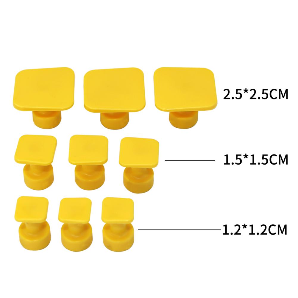 Car Body Paintless Dent Removal Tools Puller Tabs Kit Multiple Specifications Suction Cup Glue Tabs Hail Dent Removal Kit