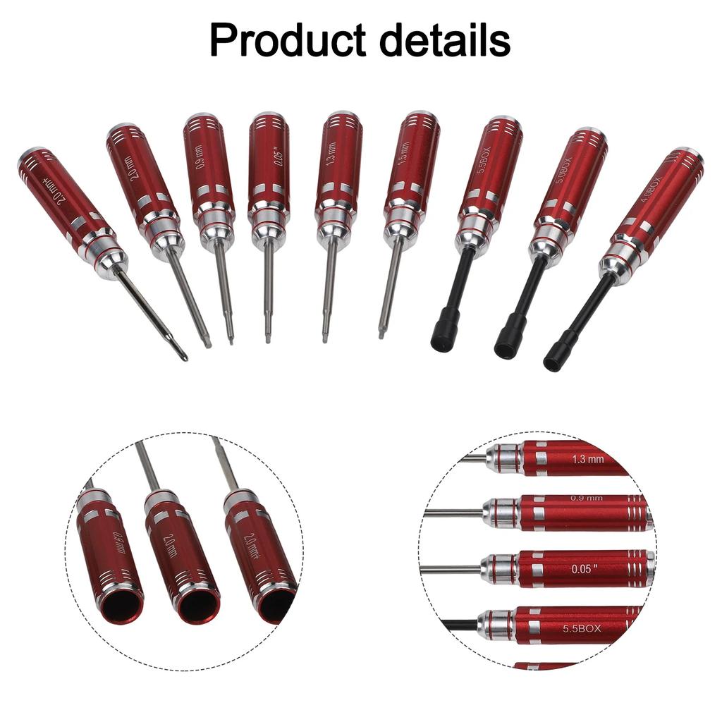 12pcs Screwdriver Tool Kit Multifunction Remote Car Tools Set Slotted/Cross/Hexagonal Screwdrivers Kit Home Repair Tools