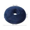 Donut Pillow Seat Cushion Memory Foam Donut Chair Cushions for Postpartum Pregnancy Hemorrhoids Tailbone Relief Navy Blue