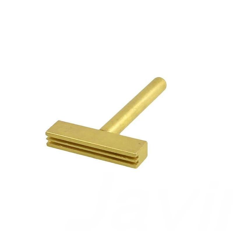30W 40W 60W LCD flat wire welding tool LCD screen wire hot pressing head T-shaped all copper electric soldering iron head