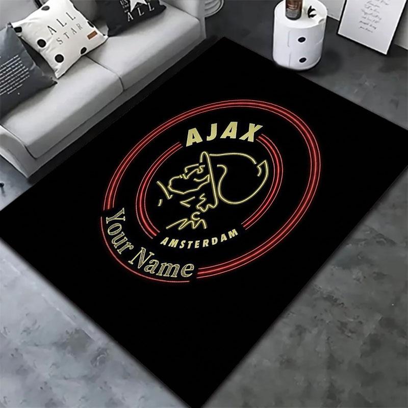 AFC Ajax Custom Name Carpet Rug for Living Room Bedroom Home Sofa Decoration,Kids Play Non-slip Floor Mat
