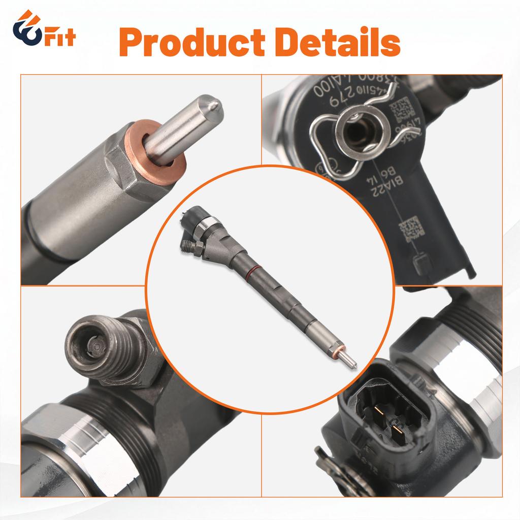 Diesel Fuel Injector Nozzle 33800-4A100 338004A100 0445110279 Common Rail Fuel Injector For Hyundai&Kia Car Accessories