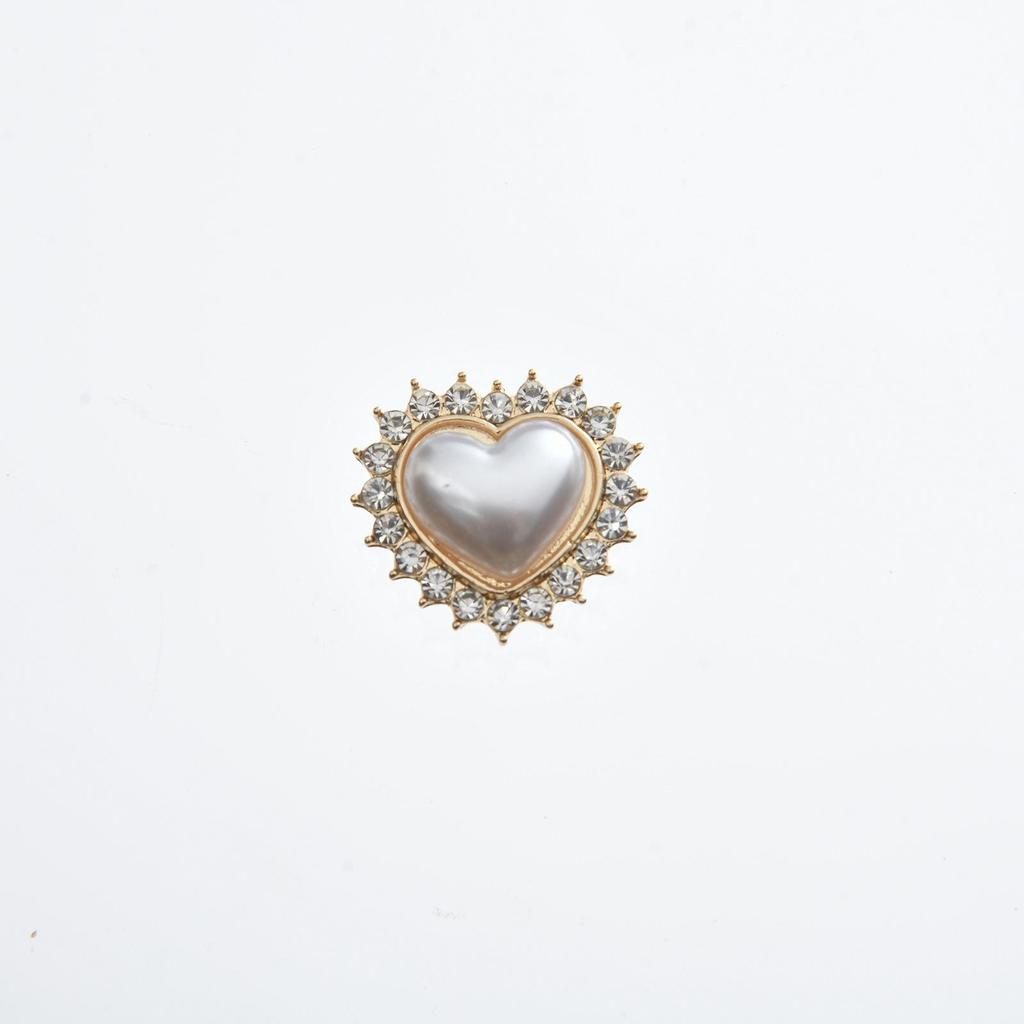 Pearl Rhinestone Cufflinks: Elegant, Versatile Button Set for Fashionable Clothing