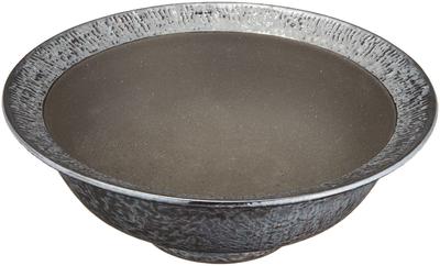 TOKI1919 Luster Black Large Ideal for Soups and Approximately 18cm X 7cm French La Carbonized Iridescent Made In Product Bowl, Salads, Diameter, Dish,