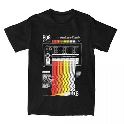 Ανδρικό Γυναικείο T-Shirt Roland TR-808 TR 808 Μουσικό T-Shirt Μόδα Καθαρό Βαμβάκι Vintage Κλασικό Στρογγυλή Λαιμόκοψη T-Shirt Μεγάλο Μέγεθος T-Shirt