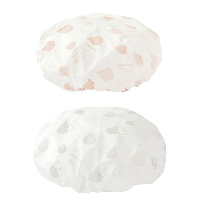 Women's Reusable Shower Cap Bonnet Douche Luxury Shower Bath Cap Swimming Cap Shower XYM002