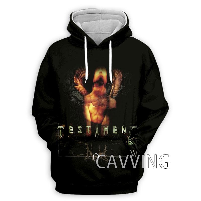 Testament Band 3D Gedruckte Mode Kapuzenpullover Sweatshirts Harajuku Hoodie Sweatshirts Oberteile Kleidung für Damen/Herren