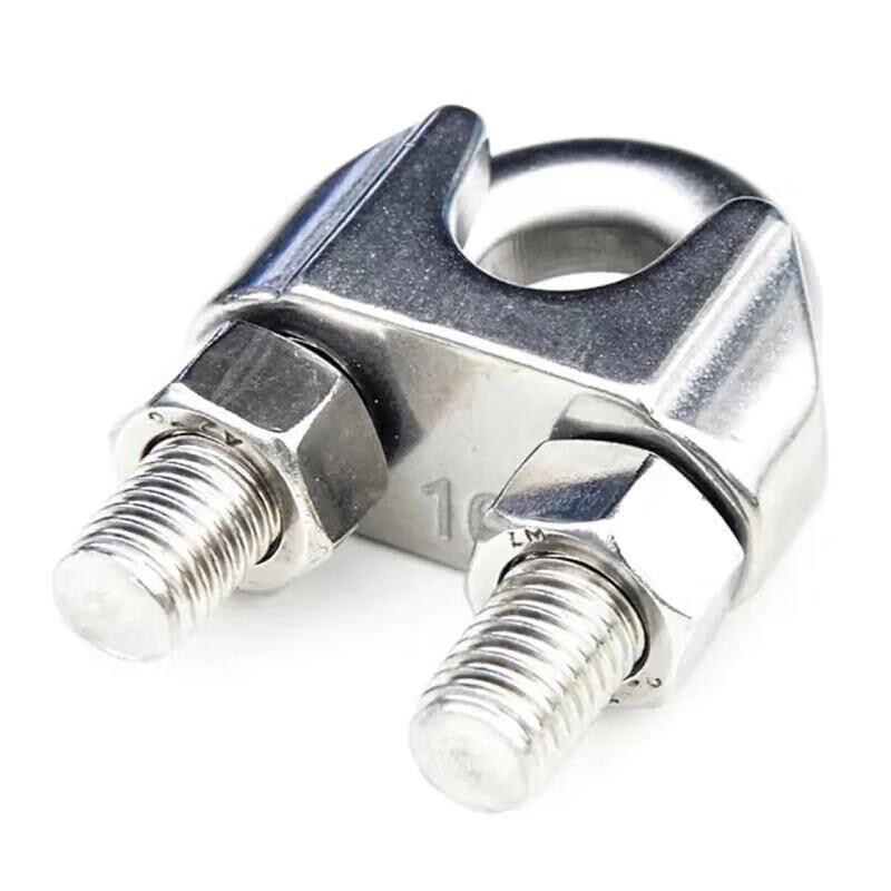 Hejilian 304 Stainless Steel U-Shaped Wire Rope Clamp 16mm