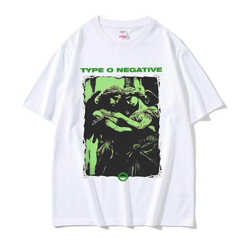 Limited Vintage Type O Negative Band Tshirt Unisex Women Fashion Casual Oversized Tshirts Unisex Retro Gothic Rock Metal T Shirts
