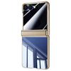 Applicable to Samsung ZFlip8 folding mobile phone case, transparent electroplated zflip7 all-inclusive case film integrated anti-drop cover