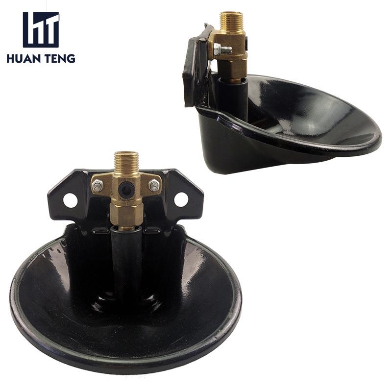 Thickened Automatic Float Ball Drinking Bowl for Cattle, Horse, and Sheep - Durable Plastic for Animal Husbandry.
