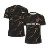 Trinidad And Tobago Flag Graphic Football T Shirts For Men Fashion National Emblem 3D Printed Sports T-shirts Casual Loose Tees
