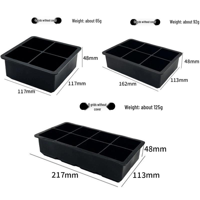 Food Grade Silicone Ice Cube and Ball Mold Tray for Easy Release - Perfect for Whiskey Bars and Ice Making