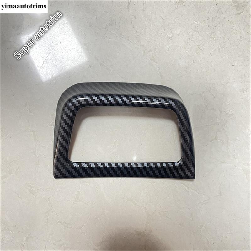 ABS Car Head Light Lamp Headlight Adjustment Button Cover Trim Carbon Fiber Accessories For Hyundai Tucson NX4