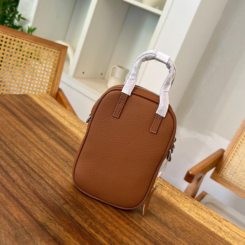 2025 Simple Small Genuine Leather Crossbody Bag First Layer Of Cowhide Women Handbags Purse Mini Shoulder Bag With Handle