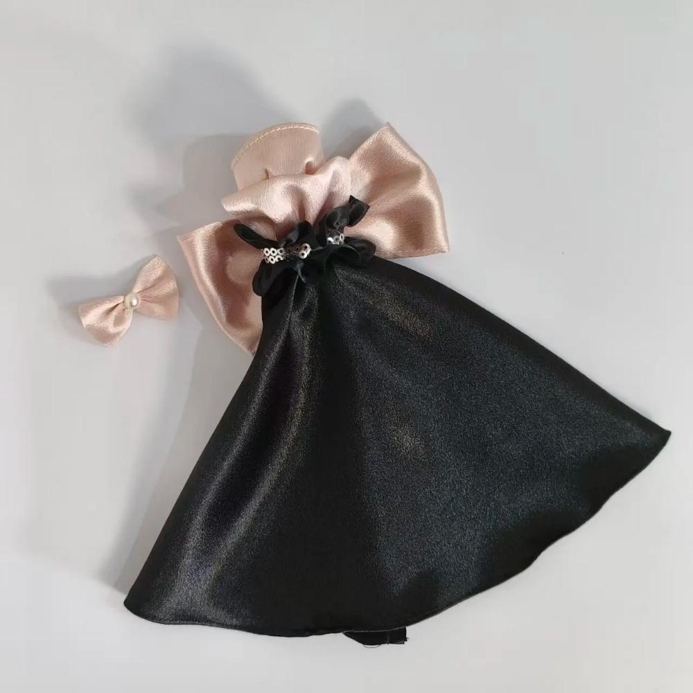 

30cm Doll Clothes Accessories Elegant French Satin Rose Pearl Dress Sweetheart Bow Evening Gowns For 1/6 FR Babi Supermodel Doll Fits 30cm dolls