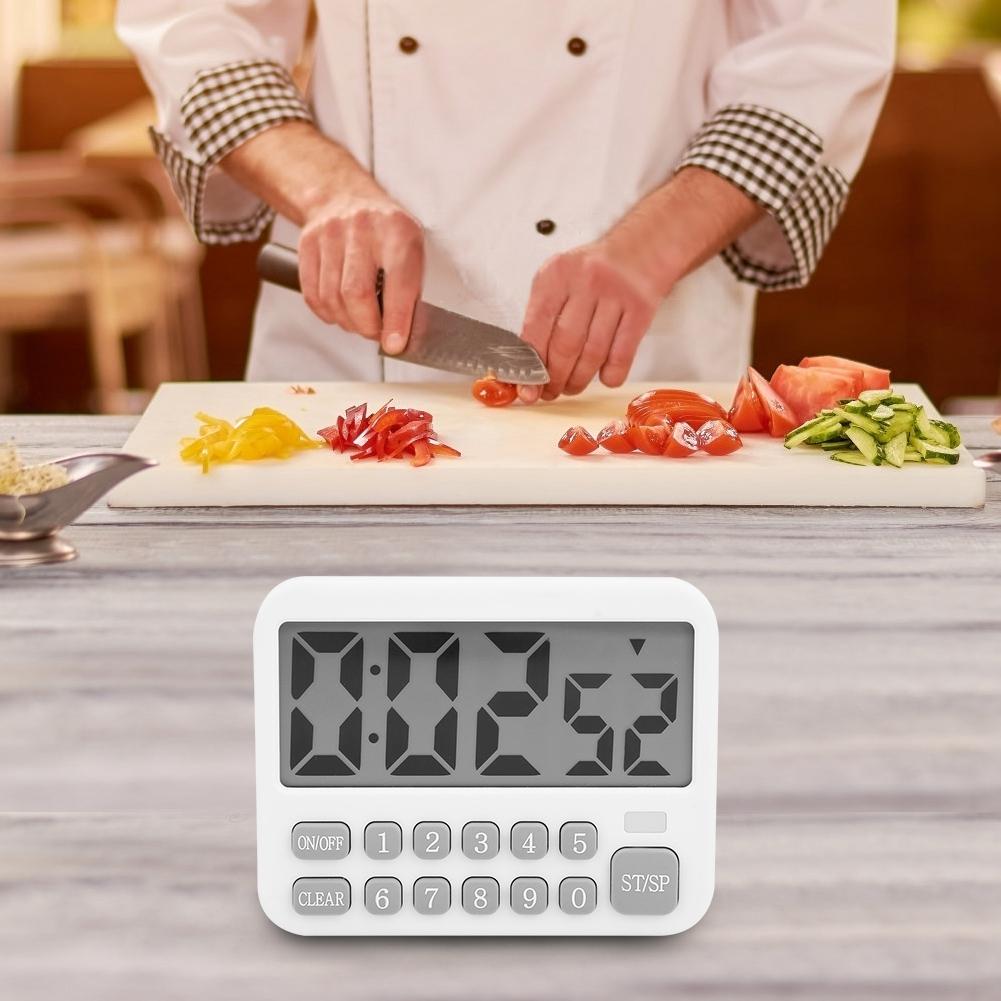 Electronic Timer Time Reminder Kitchen Tool Large Screen Electronic Movement for Students