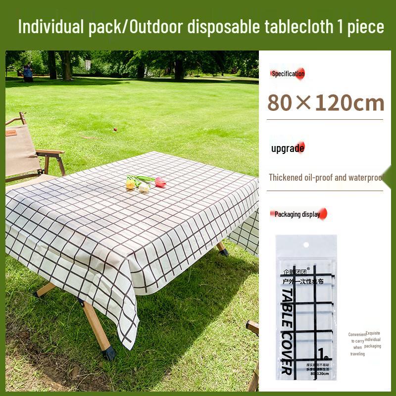 

Penguin Group Disposable Plaid Picnic Tablecloth