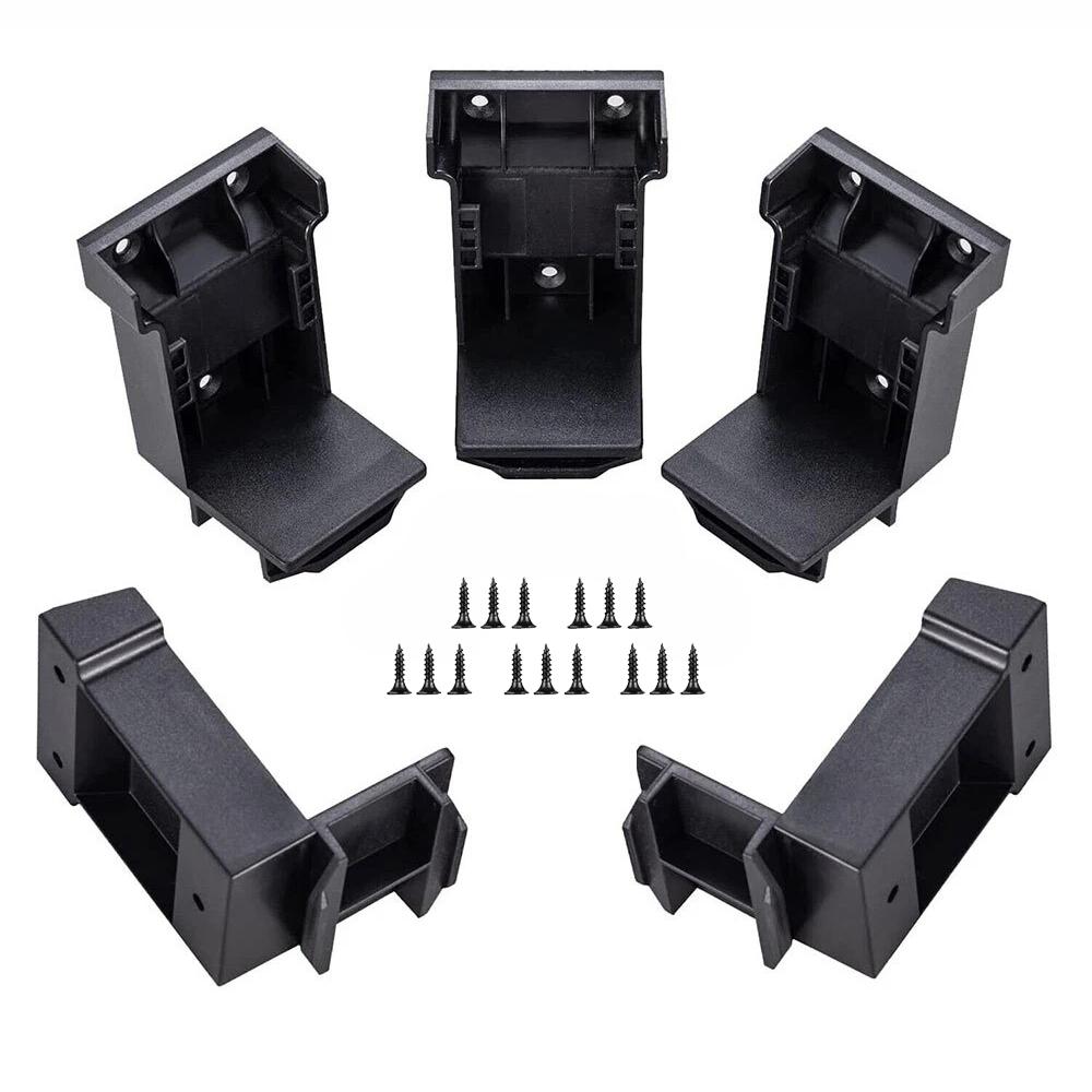 1-5PCS Tool Mount for Dewalt for Milwaukee 18V 20V Drill Tools Battery Holder Battery Mount Dock Holder Fixing Seat