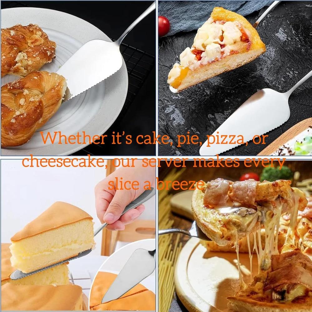 Cake Cutting Knife Set for Thickened Stainless Knife and Server Set Cutter Pie Spatula for Birthday Anniversary Christmas Gift