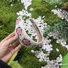 Hollow Out Embroidered Crochet Headband Colorful Wide Edge Headband Floral Knitted Hairband  Gift