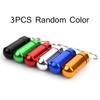 3-6PCS/Pack Waterproof Aluminum Alloy Medicine Box Tablet Container Bottle Keychain 6 Color Available Portable Carrying Tool ZYF