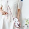 Crossbody Necklace Lanyard Plating Magnetic Case For iPhone 17 Pro Max 16 15 13 12 14 Plus Clear For Magsafe Soft Silicone Cover