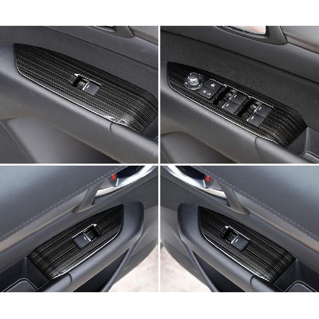 Car Accessories Fit for Mazda CX-5 CX5 2017-2021 2022 2023 2024 2025 Automobile Door Window Control Panel Cover Molding Door Lock Switch Trim
