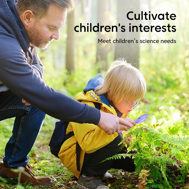 Παιδικό Μικροσκόπιο Φορητό Χειρός Ψηφιακό Μεγεθυντικός Φακός για Παιδιά Εκπαιδευτικά Επιστημονικά Παιχνίδια Δώρα Χριστουγέννων Γενεθλίων