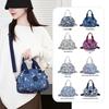 Autumn Print Nylon Women's Lightweight Korean Style Crossbody Handbag