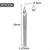 3,175 mm V-förmiger Spitzen-Schaftfräser, 20-60 Grad Spitze, Hartmetall-3D-Gravierbit