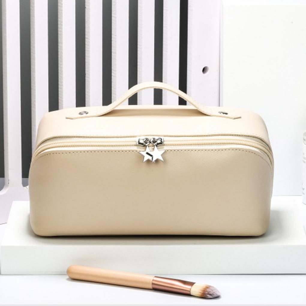 Waterproof Cosmetic Bag With Large Capacity - Traveling Or Daily Makeup Bag Pouch Women Dustproof