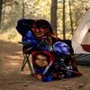 1pc Chucky1 Theme Blanket - Digital Print, Polyester, Cozy for All Seasons, Perfect for Outdoor, Camping, and Travel
