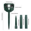 Solar Ultrasonic Animal Repeller with Infrared Sensor
