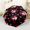 Mickey And Friends Adventure 2 Compact Travel Automatic Umbrella Retractable Design with 8-Rib Durability Sturdy Construction All-Season Use