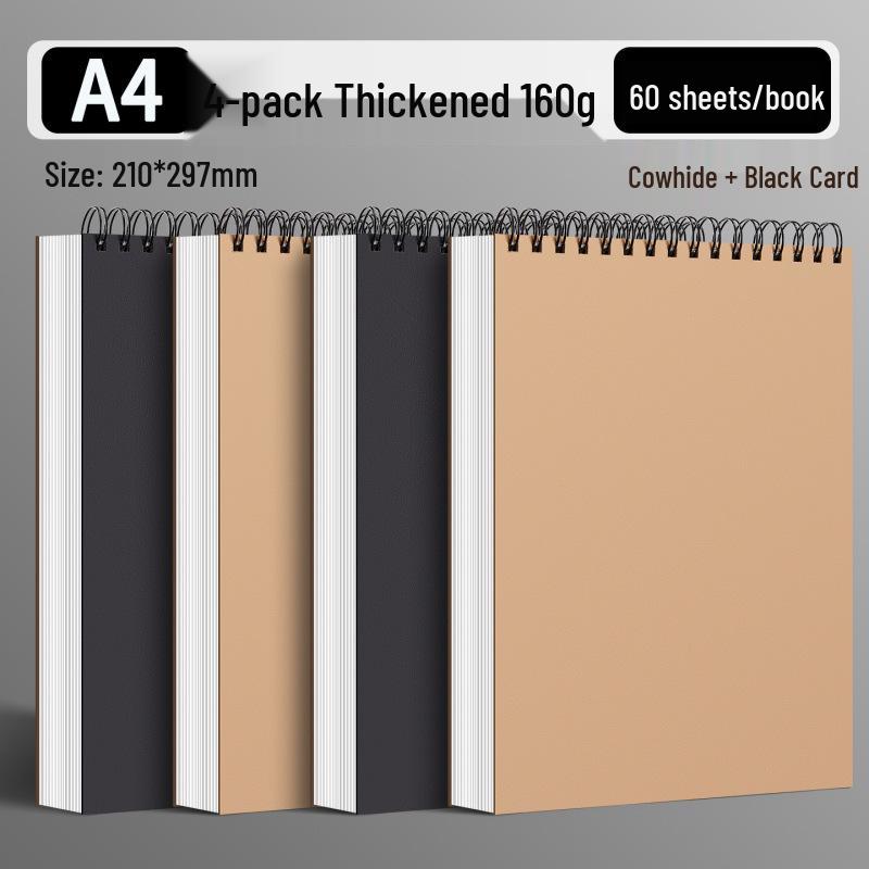 A4 Watercolor Marker Sketchpad - Thickened 160g 16K Sketchbook for Special Art Use.