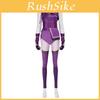 Costume Cosplay di Mileena di Mortal Kombat con Gonna Corta per Halloween Role Play