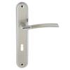 Domino Door Handle Presto M3 Brass Grafiatto Bb72 Key
