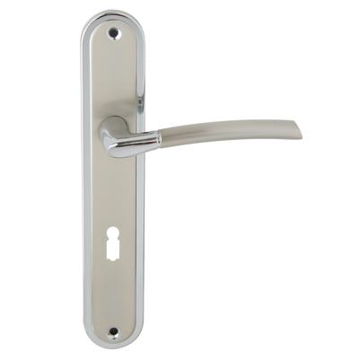 Domino Door Handle Presto M3 Brass Grafiatto Bb72 Key