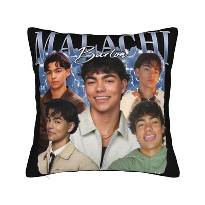 Zombies 4 Malachi Barton Retro Square Pillow Cases Cushion Cover Novelty Polyester Decorative Pillowcase For Car 18"X18"