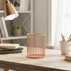 Metal Material Pen Holder Gold Color Pencil Organizer Metal Craft Desktop Organizer  School Use